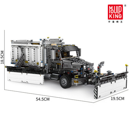 MOULDKING 13166 Technic series The MOC-29800 Snowplow Truck Model 42078 Building Blocks Bricks Kids Toys Boy's from China