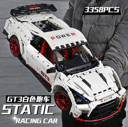 MouldKing 13172 Technic Series MOC Super Car GTR 1:8 Model Building Blocks 3358pcs Brick Kids Toys MOC-25326 From China