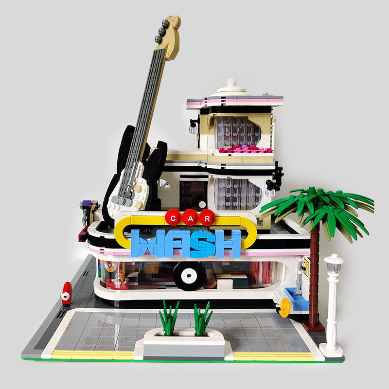 MOULDKING 16002 Guitar House Bricks Creator Expert Assembly Square Building Blocks From China