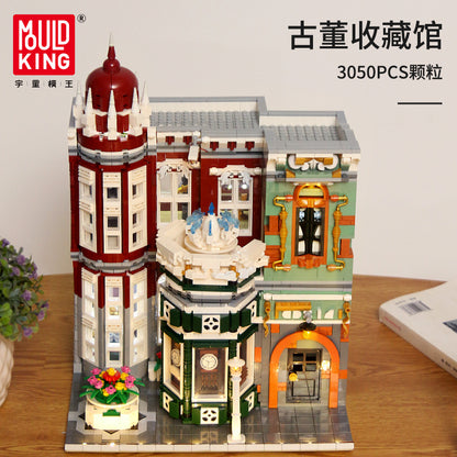 MOULDKING 16005  MOC Street View Creator Series Antique Collection Shop Building Blocks Bricks For Children Toys Gifts from China