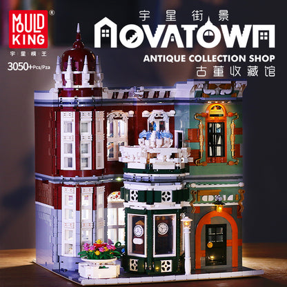 MOULDKING 16005  MOC Street View Creator Series Antique Collection Shop Building Blocks Bricks For Children Toys Gifts from China