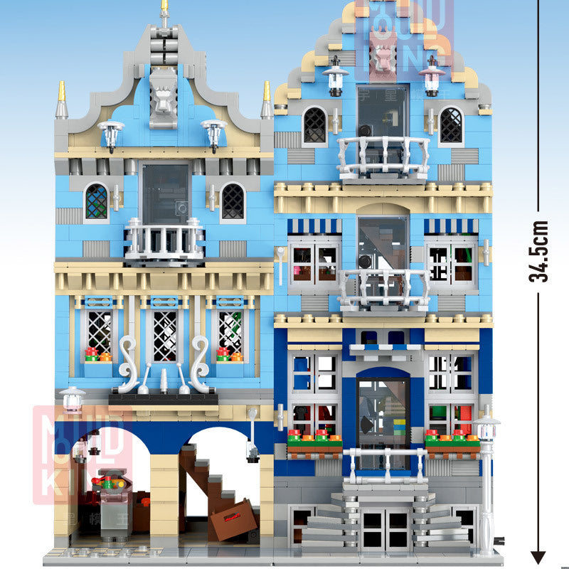 MouldKing 16020 Creator Series Market Street Building Blocks 3016pcs Bricks Toys For Gift From China