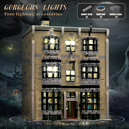 MouldKing 16038 Movie Harry Potter Magic Wand Shop Building blocks with 3196pcs Bricks Toys from China