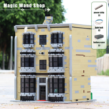 MouldKing 16038 Movie Harry Potter Magic Wand Shop Building blocks with 3196pcs Bricks Toys from China