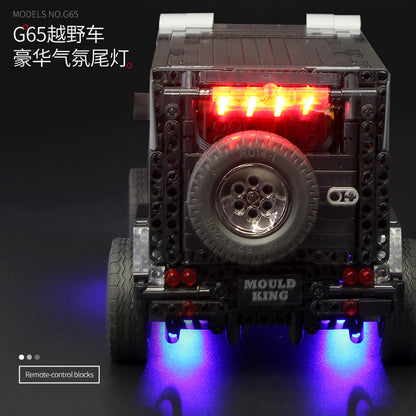 MOULDKING 20100 Technic Series SUV G500 AWD Wagon Offroad Vehicle Model Building MOC Blocks Bricks 13070 Toys