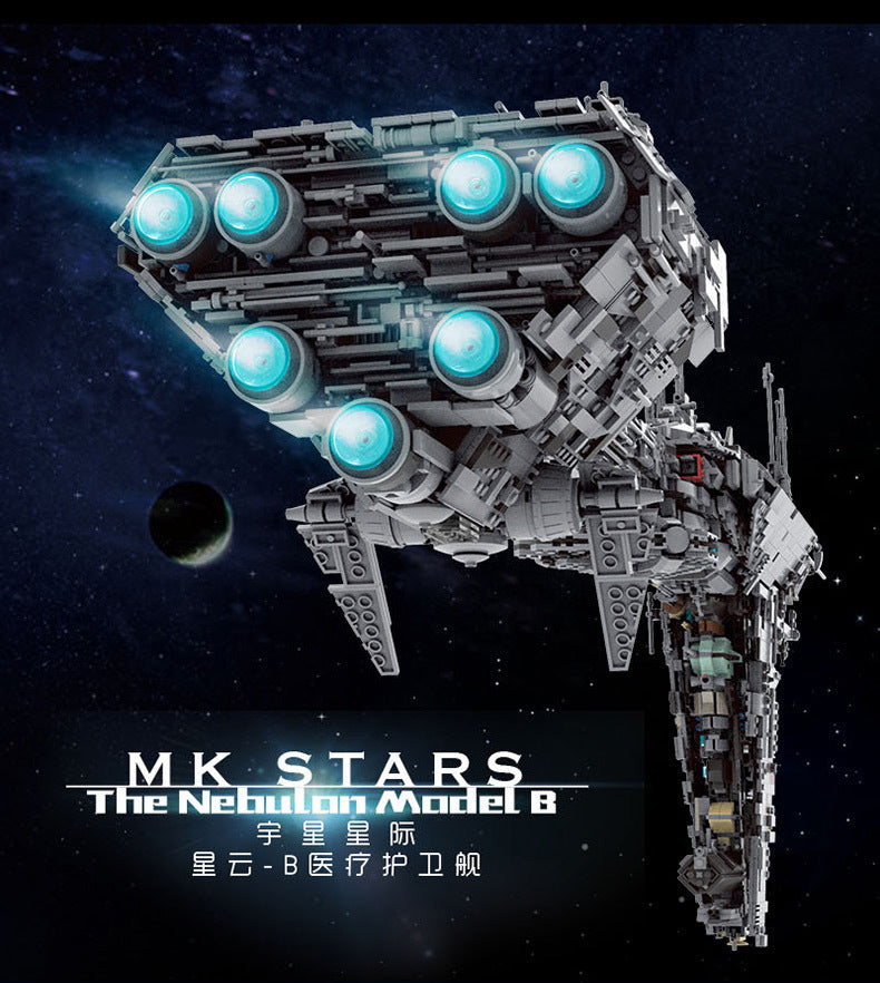 MouldKing 21001 Mortesv's UCS Nebulon-B Medical Frigate Building Blocks 6388pcs Bricks Toy  From China