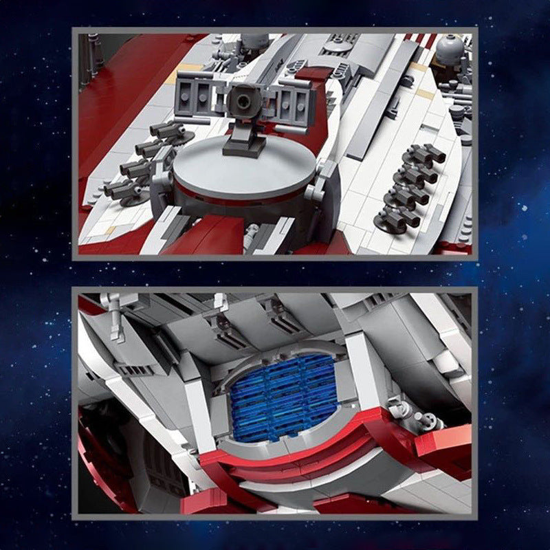 MouldKing 21002 Star Plan Series Old Republic Escort Cruiser Building Blocks 8338pcs Toys For Gift From China