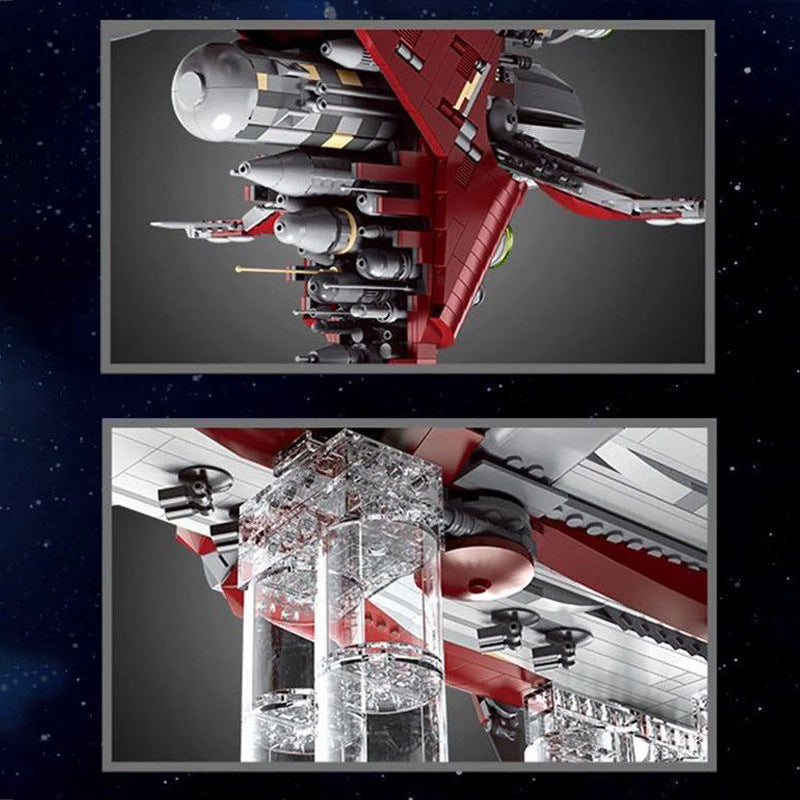 MouldKing 21002 Star Plan Series Old Republic Escort Cruiser Building Blocks 8338pcs Toys For Gift From China