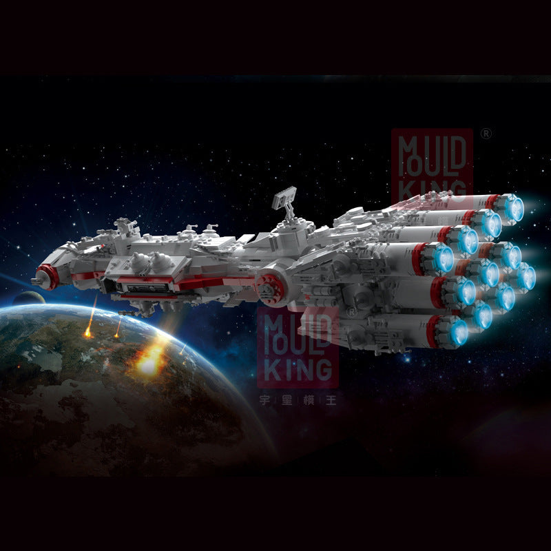 MOULDKING 21003 Star Plan Series Interstellar Series 4 Spacecraft Corellian Corvette Building Block 2905pcs Bricks Toys MOC-10308 From China