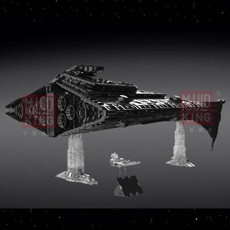 MOULDKING 21004 Interstellar Series Eclipse-Class Dreadnought Building Block 10030pcs Bricks Toys Model Sets From China