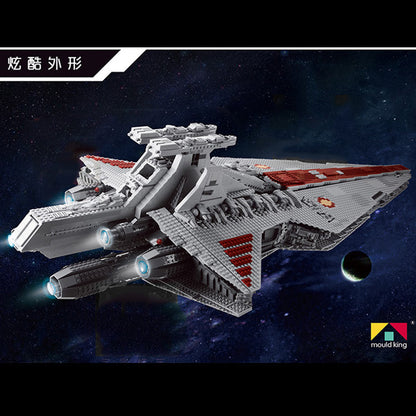 MouldKing 21005 Star Plan Series Veneto-Assault Cruiser Building Blocks 6685pcs Bricks MOC-0694 Toy From China