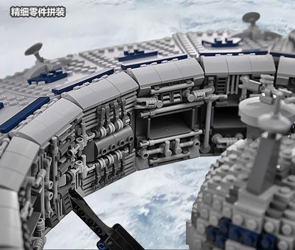 MOULDKING 21008 Star Plan Series Lucrehulk Star Control Ship Model Building Blocks 3663pcs Bricks Children's Toys From China