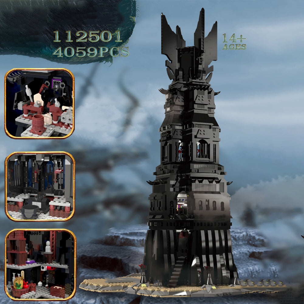 Movie The Tower of Orthanc 112501 Set Building Blocks 4059Pcs Bricks From Europe 3-7 Days Delivery