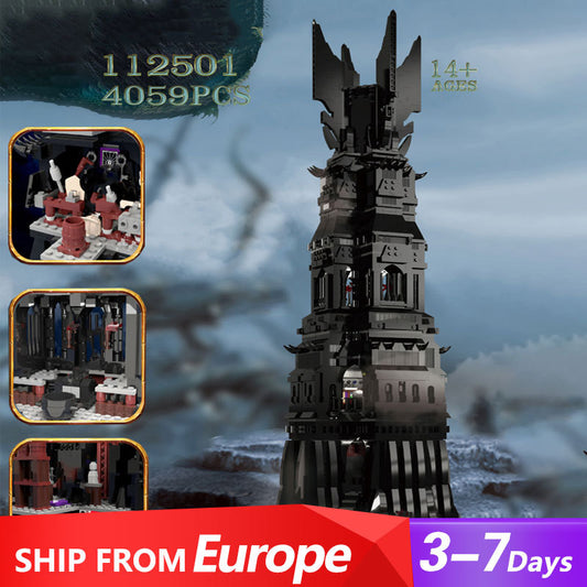 Movie The Tower of Orthanc 112501 Set Building Blocks 4059Pcs Bricks From Europe 3-7 Days Delivery