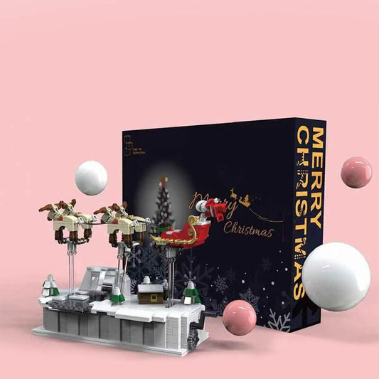 GEJIA 49007 Christmas Eve Santa?s Flying Christmas Gift