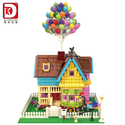 New Product DK3006 1887pcs Big Balloon House with Minifigures Small Particle Building Blocks Children's Toys Christmas Girls Birthday Gifts