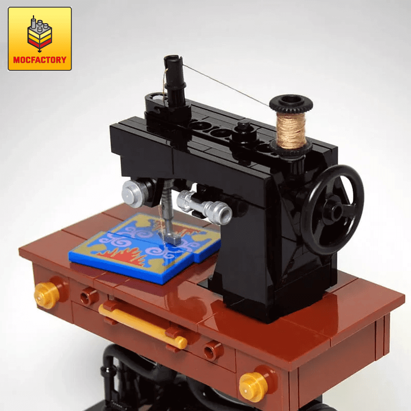 MOC-41609 Antique Singer Sewing Machine Kinetic Technic by pixeljunkie