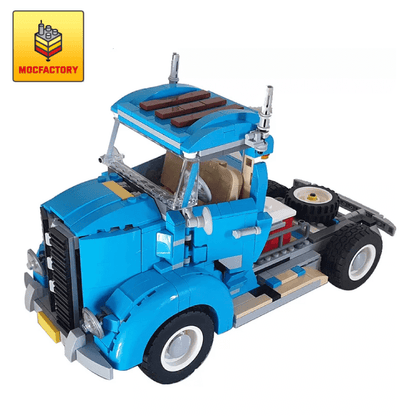 MOC 9001 Vintage Truck Construction Vehicle by timeremembered