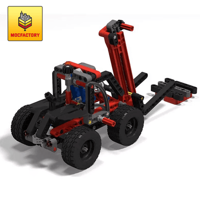 MOC 10983 42061 Forklift Super Construction Vehicle by Nequmodiva