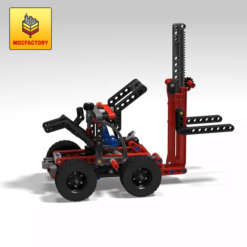 MOC 10983 42061 Forklift Super Construction Vehicle by Nequmodiva