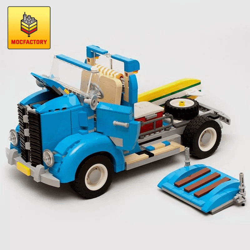 MOC 9001 Vintage Truck Construction Vehicle by timeremembered