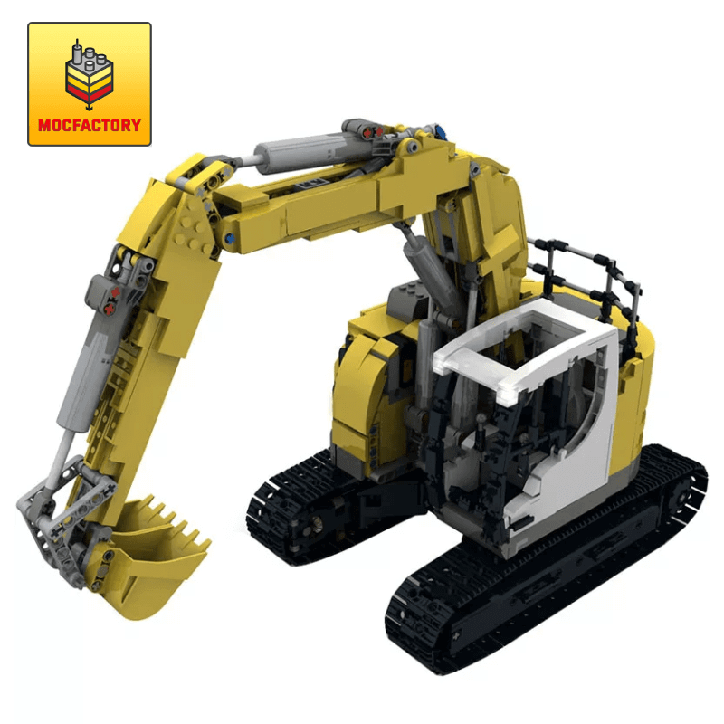 MOC 10394 Custom RC LIEBHERR 926 compact excuvator Super Construction Vehicle by CustomBricks.de