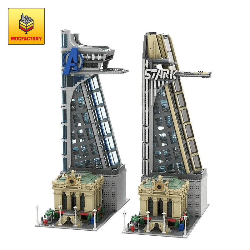 MOC-39673 Modular Avengers and Stark Tower Building by ZeRadman