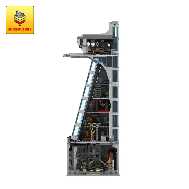 MOC-39673 Modular Avengers and Stark Tower Building by ZeRadman