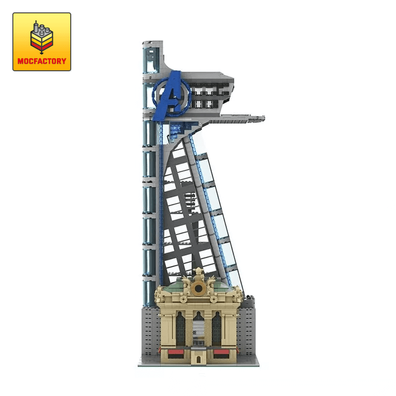 MOC-39673 Modular Avengers and Stark Tower Building by ZeRadman