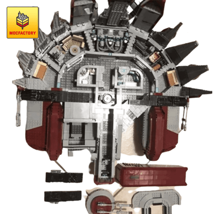 MOC-30979 Ebon Hawk in the movie Star Wars by BrickBoyz Custom Designs