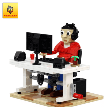 MOC-40609 Office Worker Creator by JKBrickworks