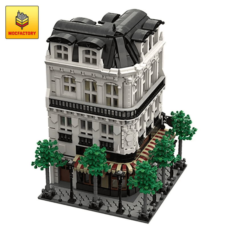 MOC-40476 Paris Boulangerie & Studio Modular Building by tkel86