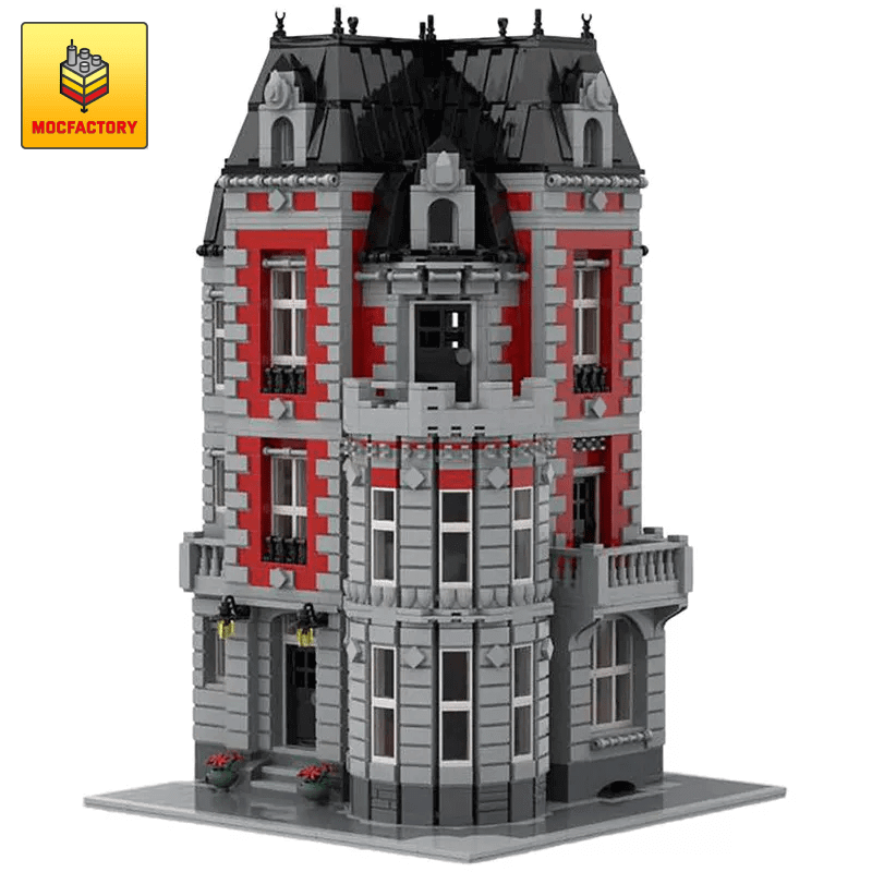 MOC-35065 Corner Mansion Modular Creator by Jhobbs
