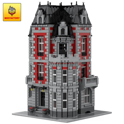 MOC-35065 Corner Mansion Modular Creator by Jhobbs