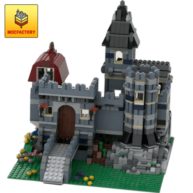 MOC-37994 Blue Castle Alternate Build of 10218 Petshop by Soymlik_DiceBrick