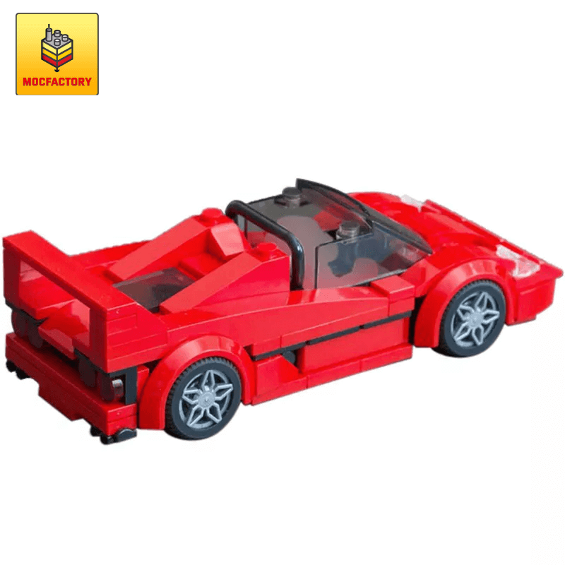 MOC-24682 Ferrari F50 Super Car by jerrybuildsbricks