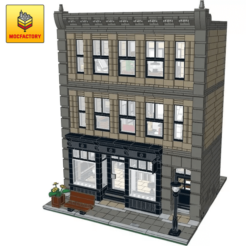 MOC-10929 Black Velvet Modular Building by Kristel