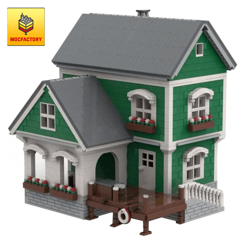 MOC-40967 Dock House II Modular Building by jepaz