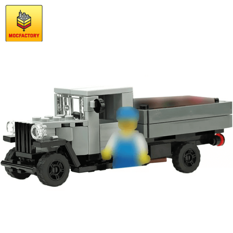 MOC-10371 Old truck AA in city by De_Marco