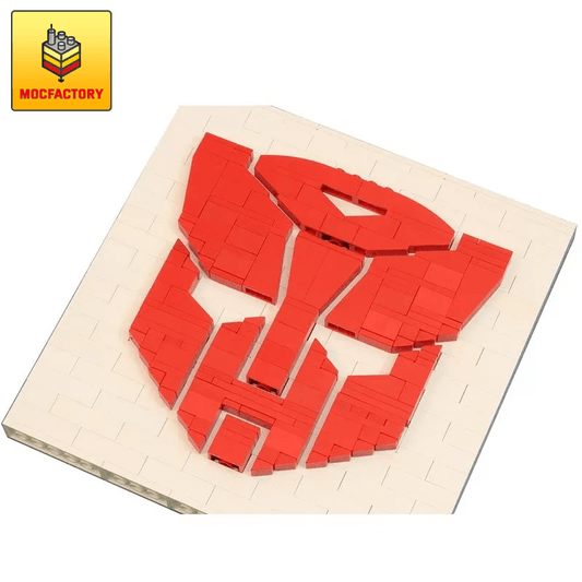 MOC-0895 Autobot Logo Sculpture by JKBrickworks