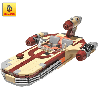 MOC-41385 Luke?s X-34 SoroSuub Landspeeder Star War by Vostroyan