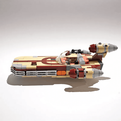 MOC-41385 Luke?s X-34 SoroSuub Landspeeder Star War by Vostroyan