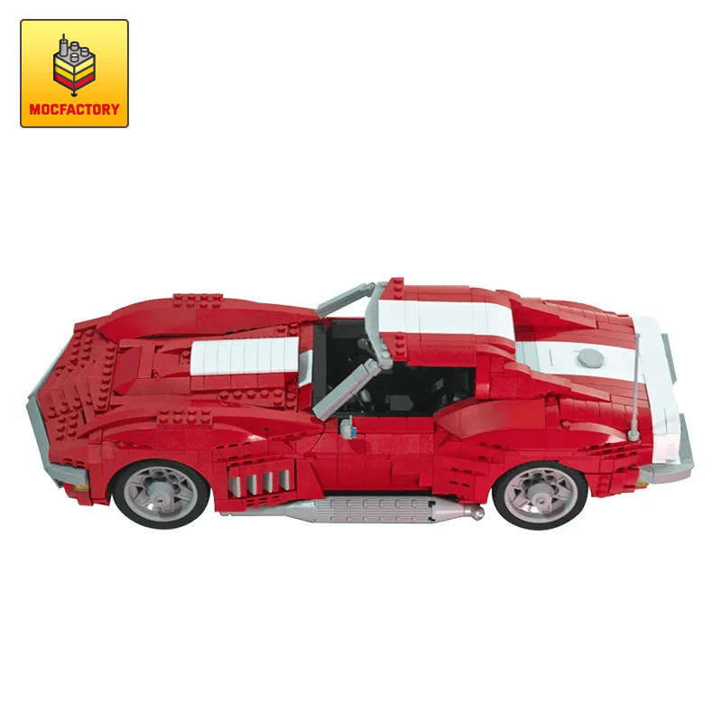 MOC-13960 1969 Chevrolet Corvette Stingray Super Car by brickvault