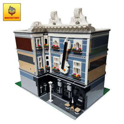 MOC-15858 The Music Club Inverted Corner Modular Building by Huaojozu