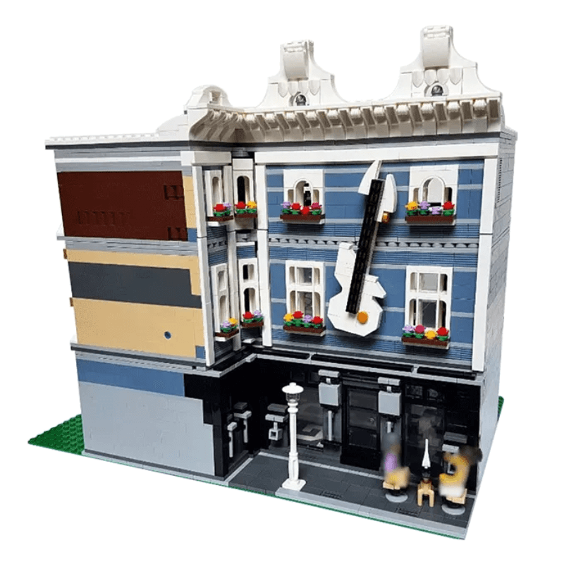 MOC-15858 The Music Club Inverted Corner Modular Building by Huaojozu