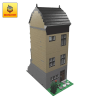 MOC-3707 Tan House Modular Building by Berth