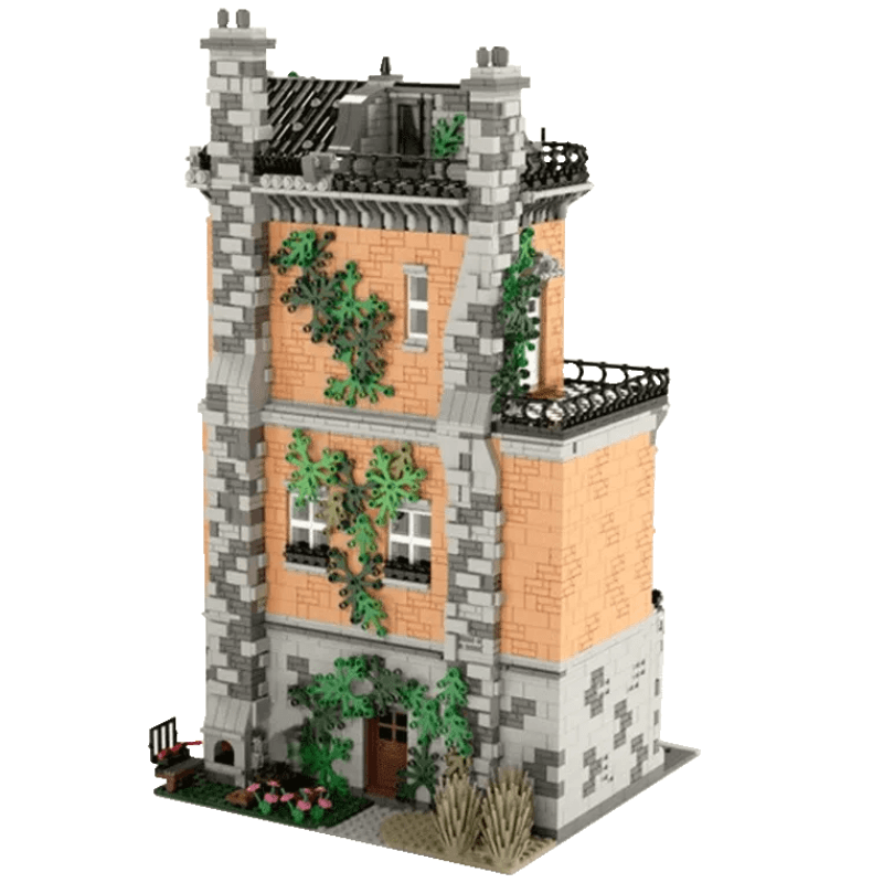 MOC-46504 Old Town Hostel Modular Building by STEBRICK