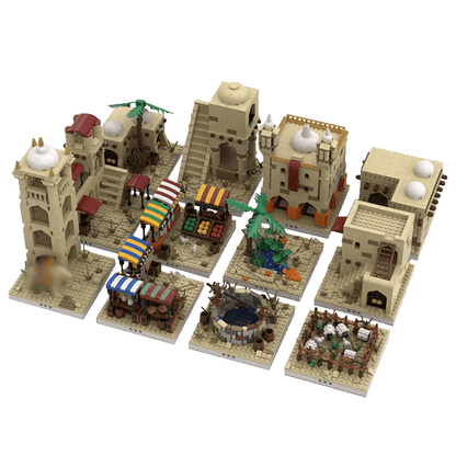 MOC-32630 Desert Village Modular Building by gabizon