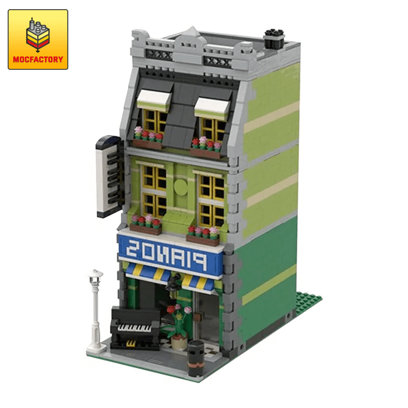 MOC-44464 Piano Showroom Modular Building by Magdatoys