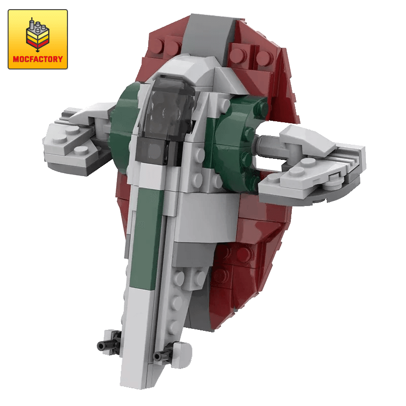 MOC-35304 Micro Slave 1 + Bracket Star Wars by ron_mcphatty